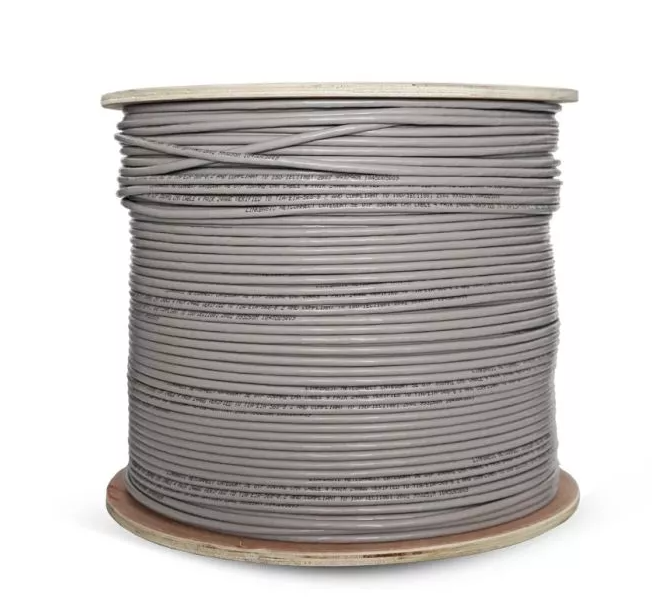 Linkbasic 500M Drum Cat5e Solid Grey UTP Cable