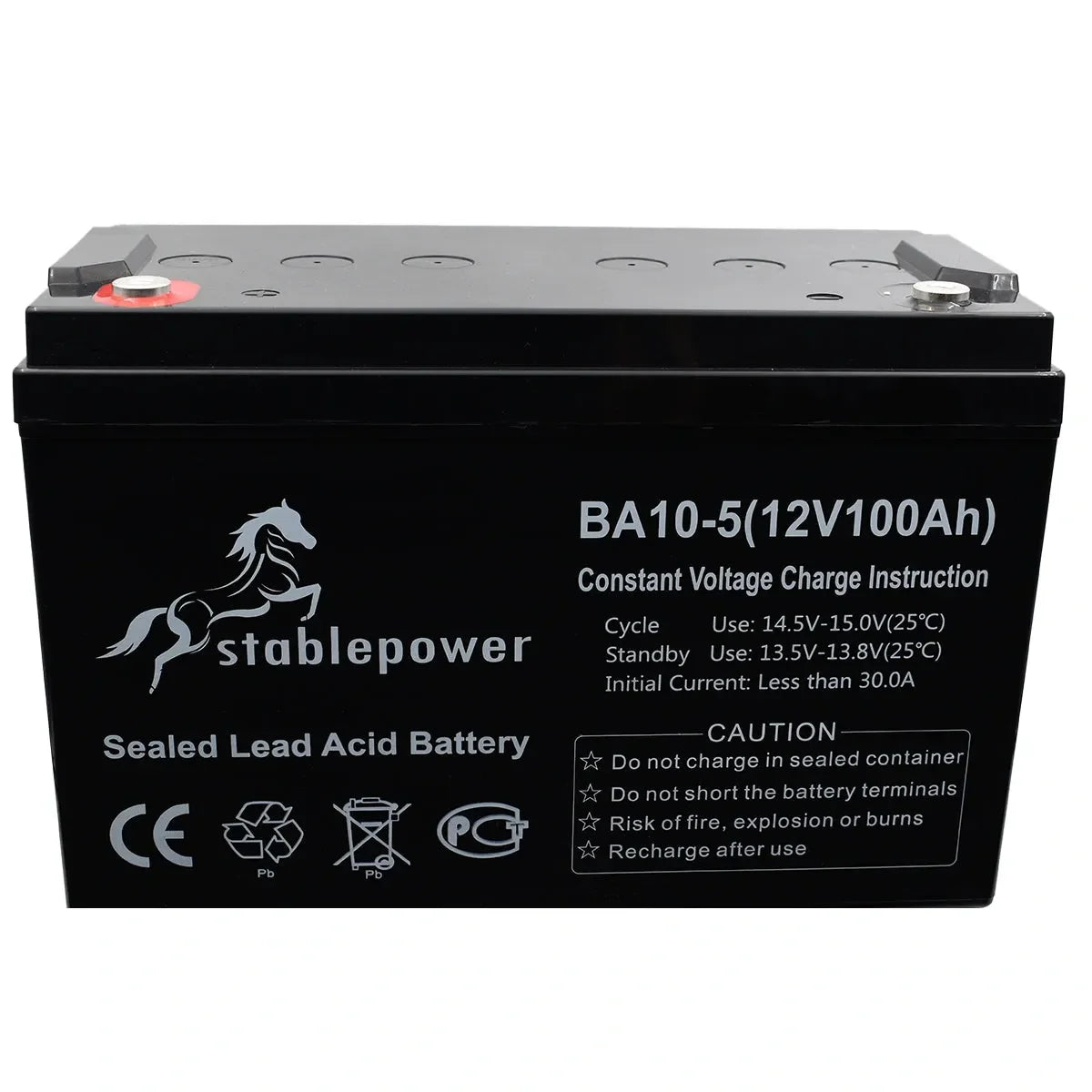 Stable Power 12V 100Ah sealed lead acid deep cycle battery