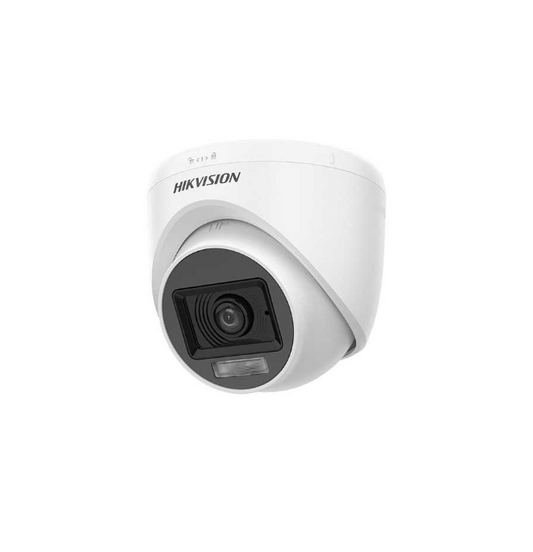 HIKVISION 2MP HD-TVI turret camera with IR and white light