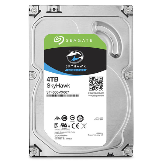 SEAGATE 4TB HDD Surveillance Storage SkyHawk 3.5 Size SATA