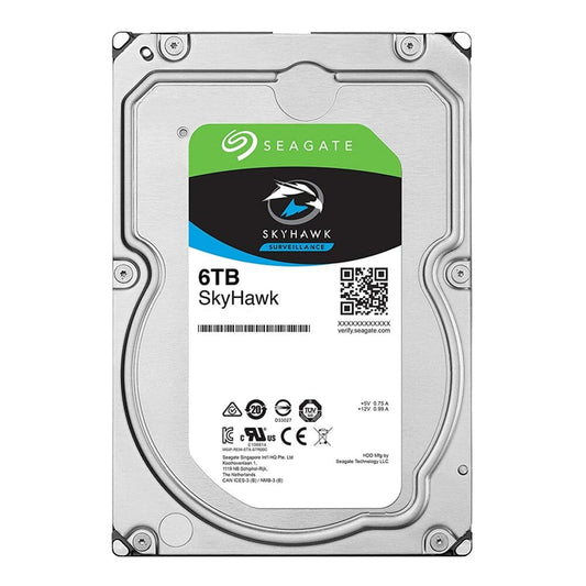 SEAGATE 6TB HDD Surveillance Storage SkyHawk 3.5 Size SATA