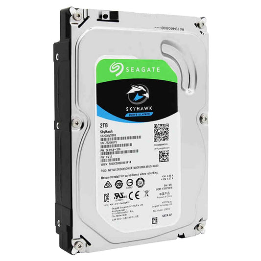SEAGATE 2TB HDD Surveillance Storage SkyHawk 3.5 Size SATA