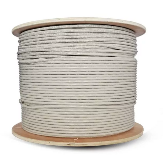 Linkbasic 500M Drum Cat6 Solid Grey UTP Cable