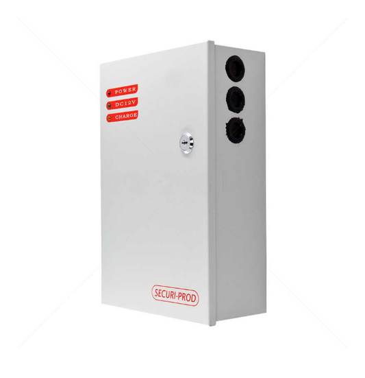 Securi-Prod 13.6VDC 5Amp Power Supply with Battery Backup