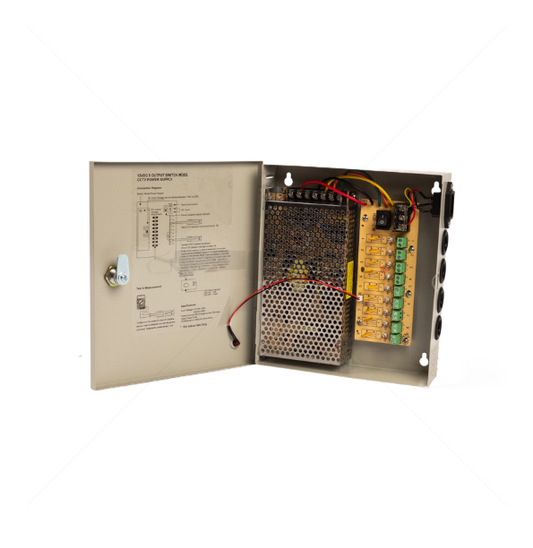 CCTV 9-way 10Amp power supply distribution box