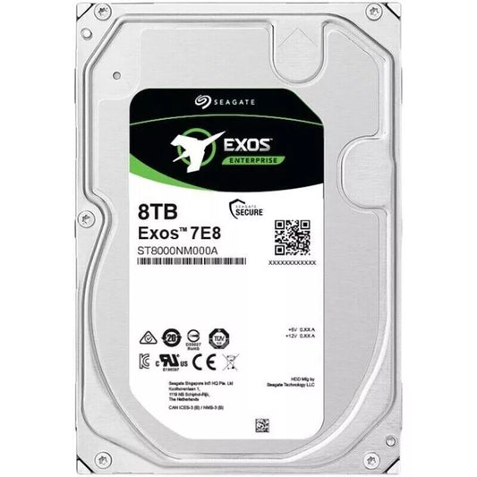 SEAGATE 8TB HDD EXOS Enterprise HDD Used with Hikvision CVR's 3.5 SAS