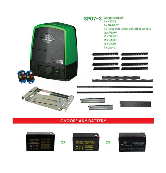 Centurion D3 SMART motor with accessories