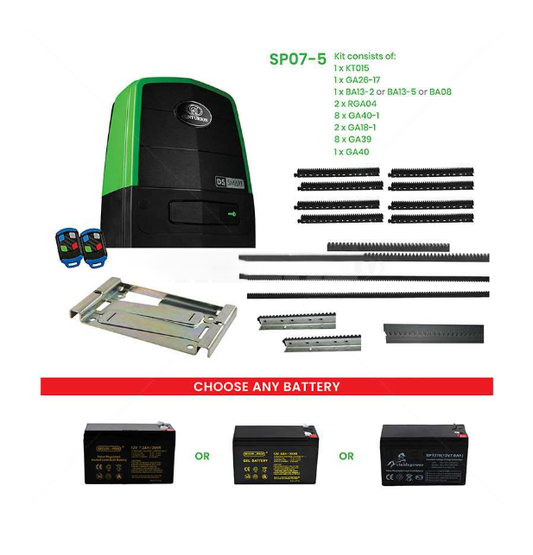 Powerful 12VDC motor for gates up to 500kg