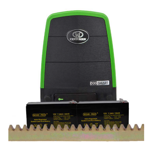 Centurion D20 SMART motor with 4m steel rack