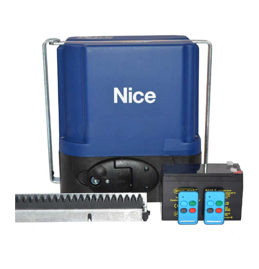 Nice Drive 1000 gate motor kit with 4m rack