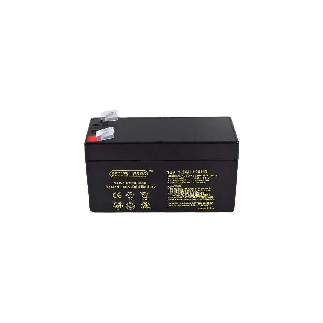 Securi-Prod 12V 1.3Ah sealed lead acid battery
