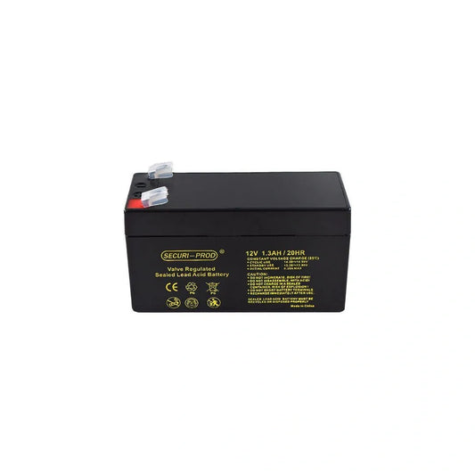 Securi-Prod 12V 1.3Ah sealed lead acid battery